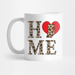 Indiana Home Leopard Print Mug